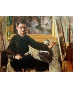 Gustave Caillebotte, Autoportrait au chevalet