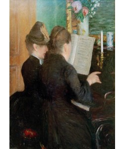 Gustave Caillebotte, La leçon de piano