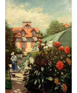 Gustave Caillebotte, Le jardin, Petit Gennevilliers (Les dahlias, jardin du Peti