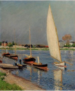 Gustave Caillebotte, Voiliers sur la Seine à Argenteuil