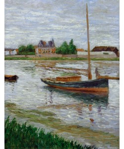 Gustave Caillebotte, Bateau à l’ancre sur la Seine à Argenteuil