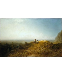 Carl Spitzweg, Zwei Mädchen auf der Alm