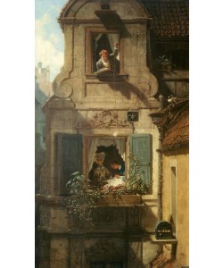 Carl Spitzweg, Der abgefangene Liebesbrief