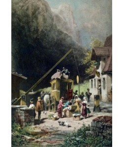 Carl Spitzweg, Nur die Gedanken sind zollfrei