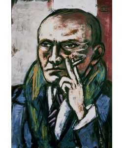 Max Beckmann, Selbstbildnis mit Zigarette