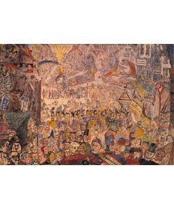 James Ensor, L’entrée du Christ à Bruxelles / De intrede van Christus te Brussel