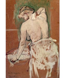 Henri de Toulouse-Lautrec, Sich waschende Frau