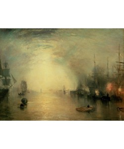 JOSEPH MALLORD WILLIAM TURNER, Keelmen Heaving in Coals by Moonlight