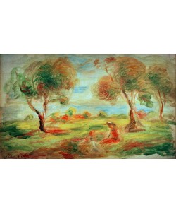 Pierre-Auguste Renoir, Landschaft bei Cagnessur-Mer, mit Menschen