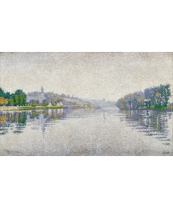 Paul Signac, Bords de riviere. La Seine a Herblay