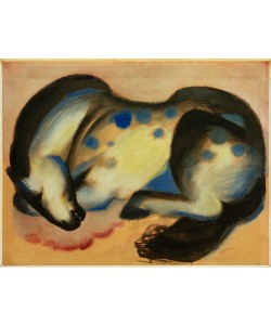 Franz Marc, Liegendes Pferd