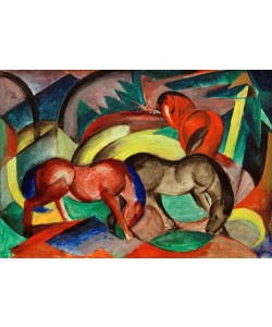 Franz Marc, Drei Pferde