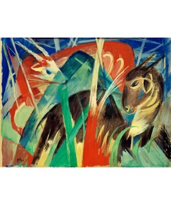 Franz Marc, Fabeltiere I (Tierkomposition I)