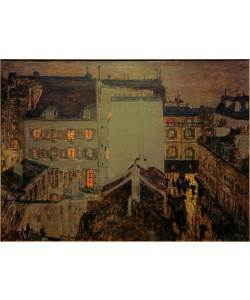 Pierre Bonnard, Montmartre im Regen oder Rue Tholozé