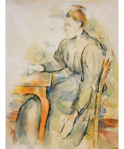 Paul Cézanne, Sitzende Frau (Mme Cézanne)