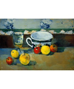 Paul Cézanne, Tasse, Glas und Früchte II