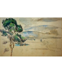 Paul Cézanne, Das Tal des Arc mit Viadukt und einer Pinie