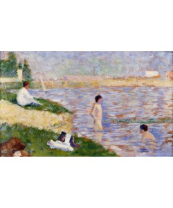 Georges Seurat, Une baignade à Asnières
