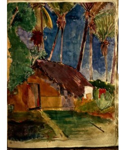 Paul Gauguin, Landschaft auf Tahiti