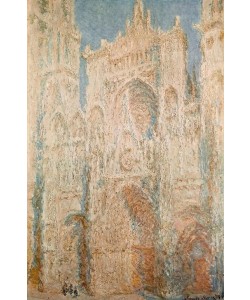 Claude Monet, Die Kathedrale von Rouen, Westfassade, im Sonnenlicht