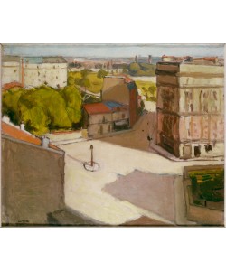 Albert Marquet, Kleiner Platz mit Straßenlaterne