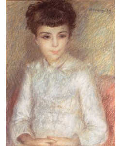 Pierre-Auguste Renoir, Bildnis eines jungen Mädchens mit braunem Haar