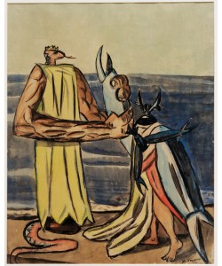Max Beckmann, Schlangenkönig und Hirschkäferbraut