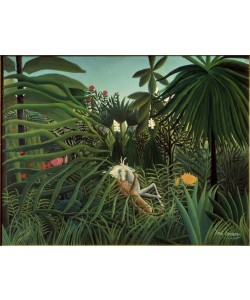 Henri Rousseau, Cheval attaqué par un jaguar