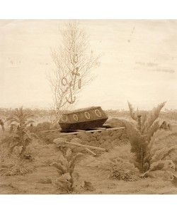 Caspar David Friedrich, Sarg auf einem frischen Grab
