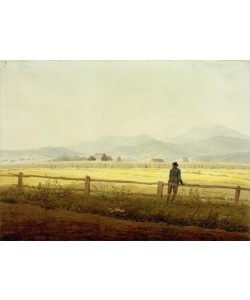 Caspar David Friedrich, Gebirgslandschaft mit Figur (Schmiedeberger Kamm)
