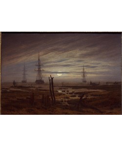 Caspar David Friedrich, Schiffe auf der Reede