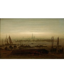 Caspar David Friedrich, Greifswald im Mondschein