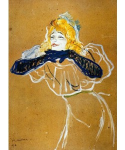 Henri de Toulouse-Lautrec, Yvette Guilbert singt Linger Longer Loo