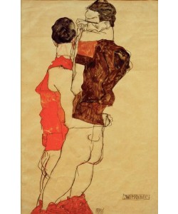 Egon Schiele, Zwei Männer
