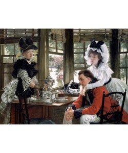 James Tissot (Jacques-Joseph), Bad news (The Parting) 1872