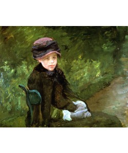 Mary Cassatt, Young Lady in the Park 1880