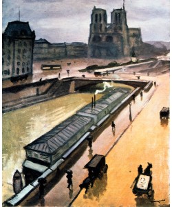Albert Marquet, Rainy Day. Notre Dame de Paris  1910