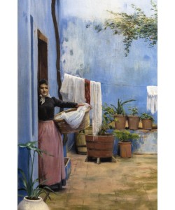 Santiago Rusinol, Der blaue Patio