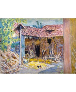 Pierre Bonnard, Innenhof eines Bauernhofs oder Die Scheune