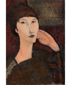 Amedeo Modigliani, Adrienne (Woman with Bangs)