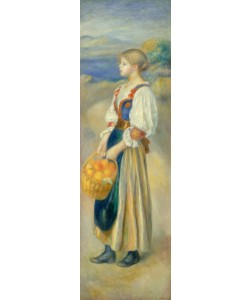 Pierre-Auguste Renoir, Girl with a Basket of Oranges