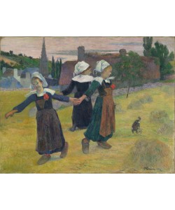 Paul Gauguin, Breton Girls Dancing, Pont-Aven