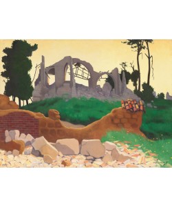 Felix Vallotton, Die Kirche von Souain