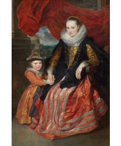 Sir Anthony van Dyck, Susanna Fourment and Her Daughter