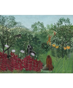 Henri Rousseau, Tropical Forest with Monkeys