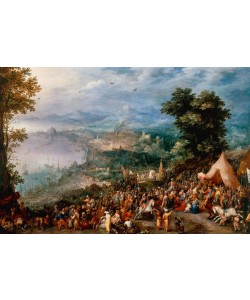 Jan Brueghel der Ältere, Ansicht einer Hafenstadt
