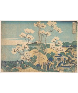 Katsushika Hokusai, Fuji from Gotenyama at Shinagawa on the Tokaido