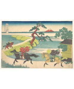 Katsushika Hokusai, Sekiya Village on the Sumida River
