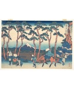 Katsushika Hokusai, Hodogaya on the Tokaido 