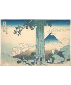 Katsushika Hokusai, Mishima Pass in Kai Province 